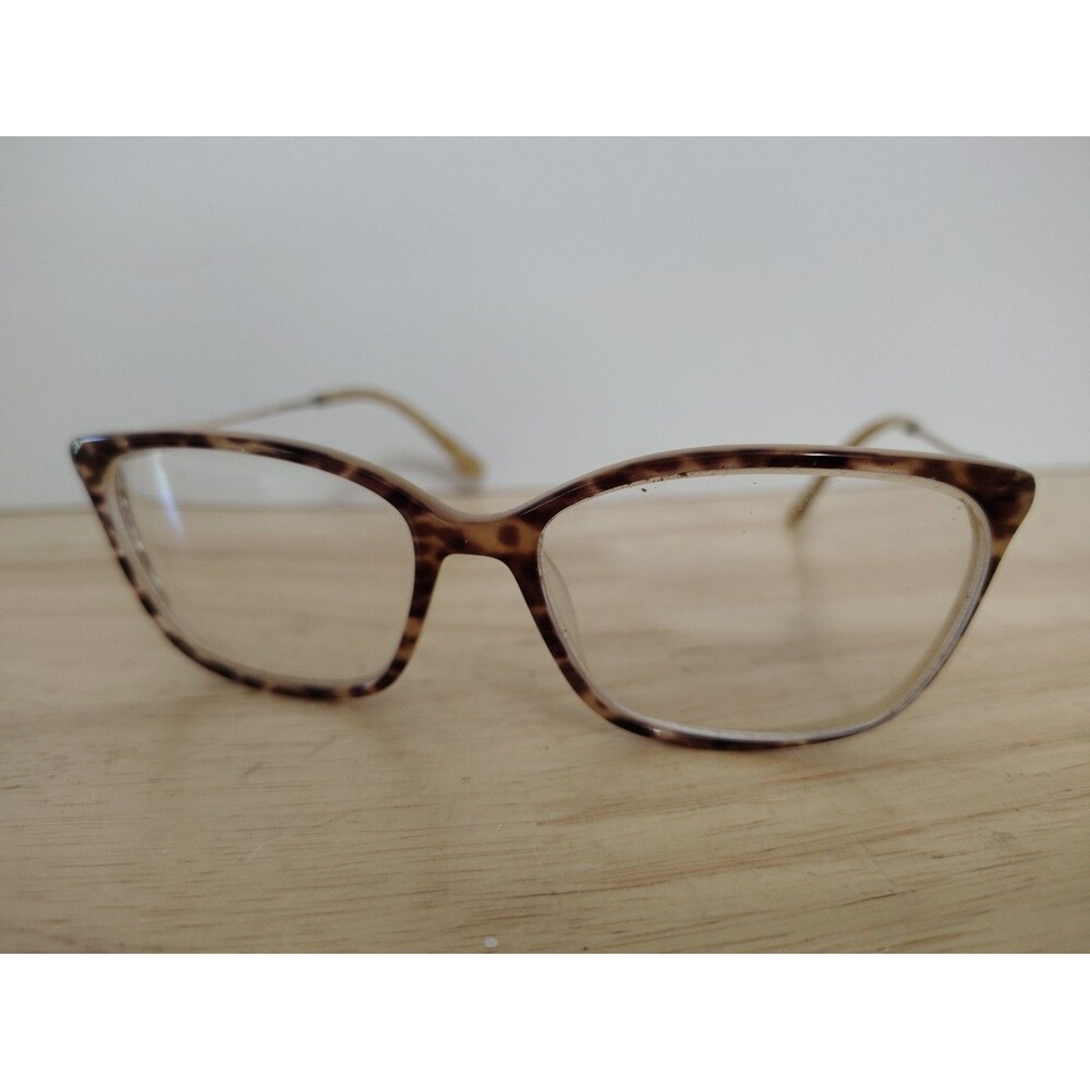 DANA BUCHMAN JEANETTE 52/15/135 Brown MARBLE FLEX HINGE EYEGLASSES Frames Only
